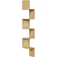 Estante Esquinero Greve ZigZag MDF 5 Niveles wood-Living Dormitorio - Miniatura 1