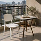 Silla Brita Polipropileno Blanco Apilable -Comedor Restaurante Terraza - Miniatura 2