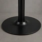 Mesa Tulip Wood Black con estructura de fierro- Comedor restaurant - Miniatura 3