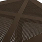 Mesa cuadrada Emy de Polipropileno Cafe- Exterior terraza restaurante bar - Miniatura 3
