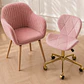 Pack Sitial Diamante Velvet Rosa Wood + Silla Mariposa Velvet Rosa Gold -Manicure Tocador Recepción - Miniatura 3