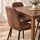 Mesa Cuadrada Vema Walnut + 4 Sillas Spoon Café Vintage Black - Comedor Cocina Living - Miniatura 3