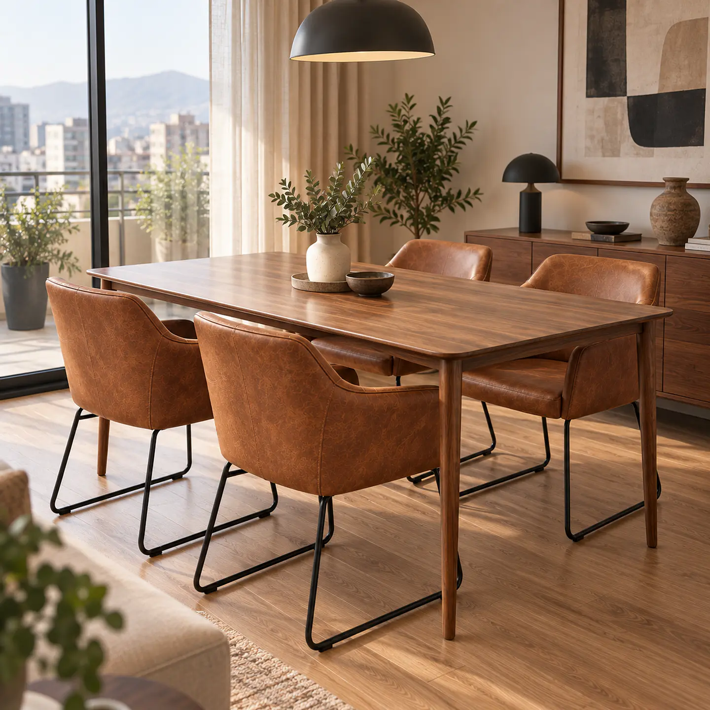 Butaca Sitial Ecocuero Café Marrón Black - Living Dormitorio Oficina 3