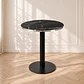 Mesa Verona Redonda Mármol Black - Cafetería Restaurante Cocina - Miniatura 1