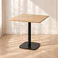 Mesa Cuadrada Maipo MDF wood Black - Cafetería Restaurante Cocina - Miniatura 1