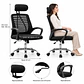 Silla Mik Ergos Escritorio Malla Negro- Oficina Home Office Estudio - Miniatura 2