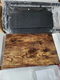 Velador Blackwood Industrial MDF Metal Dormitorio Living Walnut - Miniatura 4