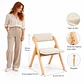 Silla Betlahem de Madera Plegable con Tapiz de Lino Acolchad - Miniatura 3