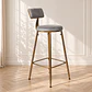 Taburete Bar Chic Velvet Gold Gris- cocina  - Miniatura 1