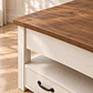 Mesa de Centro Blanca Elevable MDF Metal - Living Oficina Departamento - Miniatura 4