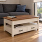 Mesa de Centro Blanca Elevable MDF Metal - Living Oficina Departamento - Miniatura 6