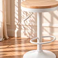 Taburete Aron Regulable Blanco - Madera Y Metal - Miniatura 2
