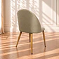 Silla Gabrielle Lino Beige - Pata De Madera  - Miniatura 2