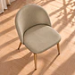 Silla Gabrielle Lino Beige - Pata De Madera  - Miniatura 3