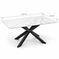 Mesa Rectangular Mármol Spain 140cm Black - Comedor Living Restaurante - Miniatura 4