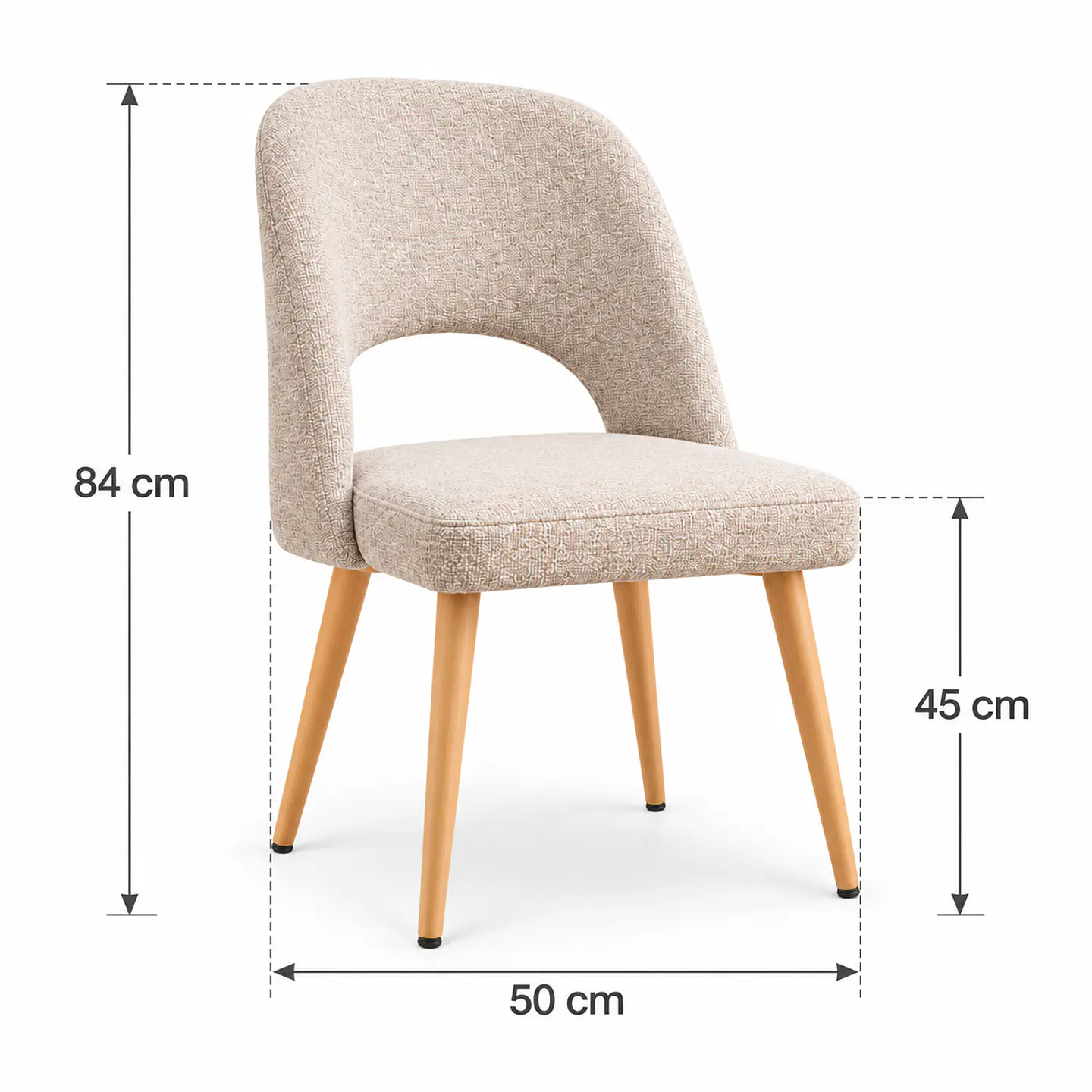 Silla Viena Arpi Beige - Comedor Living Recepción 3