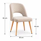 Silla Viena Arpi Beige - Comedor Living Recepción - Miniatura 3