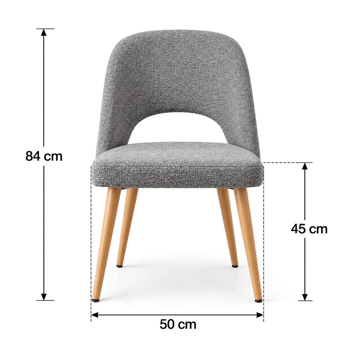 Silla Viena Arpi Gris Oscuro- Comedor Living Recepción 3
