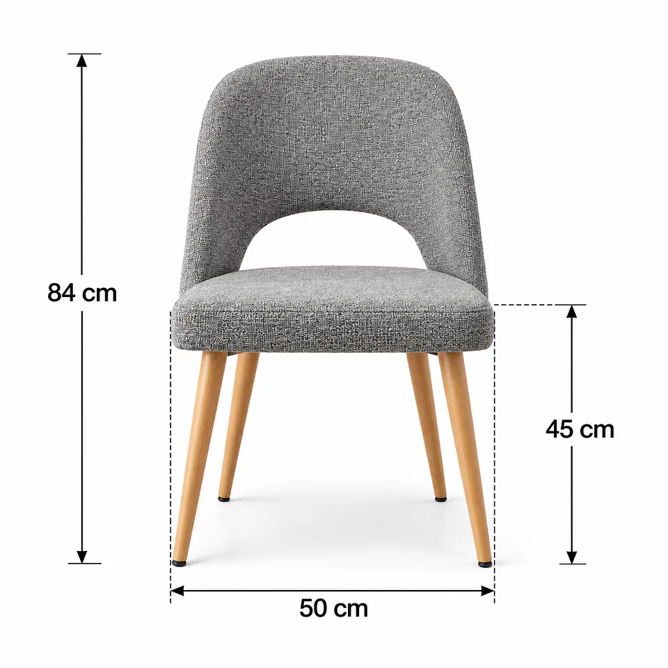 Silla Viena Arpi Gris Oscuro- Comedor Living Recepción 3