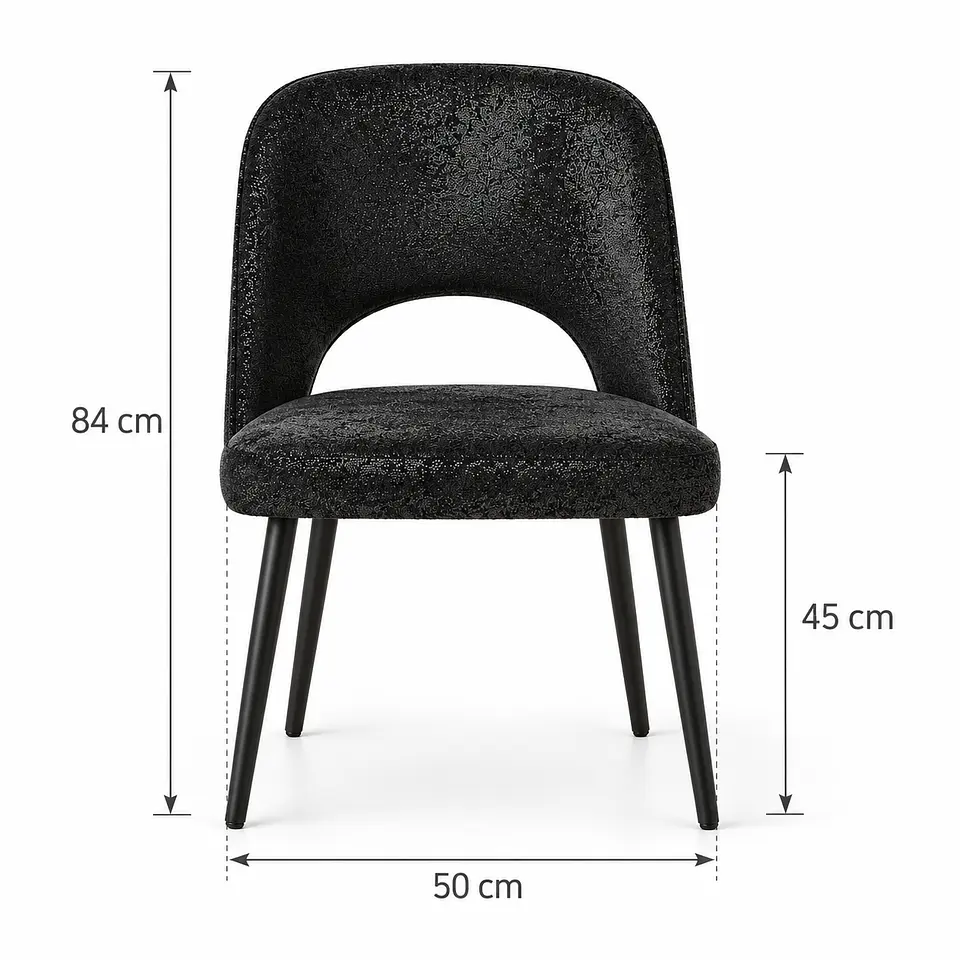 Silla Viena Ecocuero Vintage Metal Madera Natural - Comedor Living Recepción 2