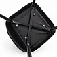 Silla Capitoné Rama Basic Negro Velvet Patas Negras - Comedor Living Recepción - Miniatura 3
