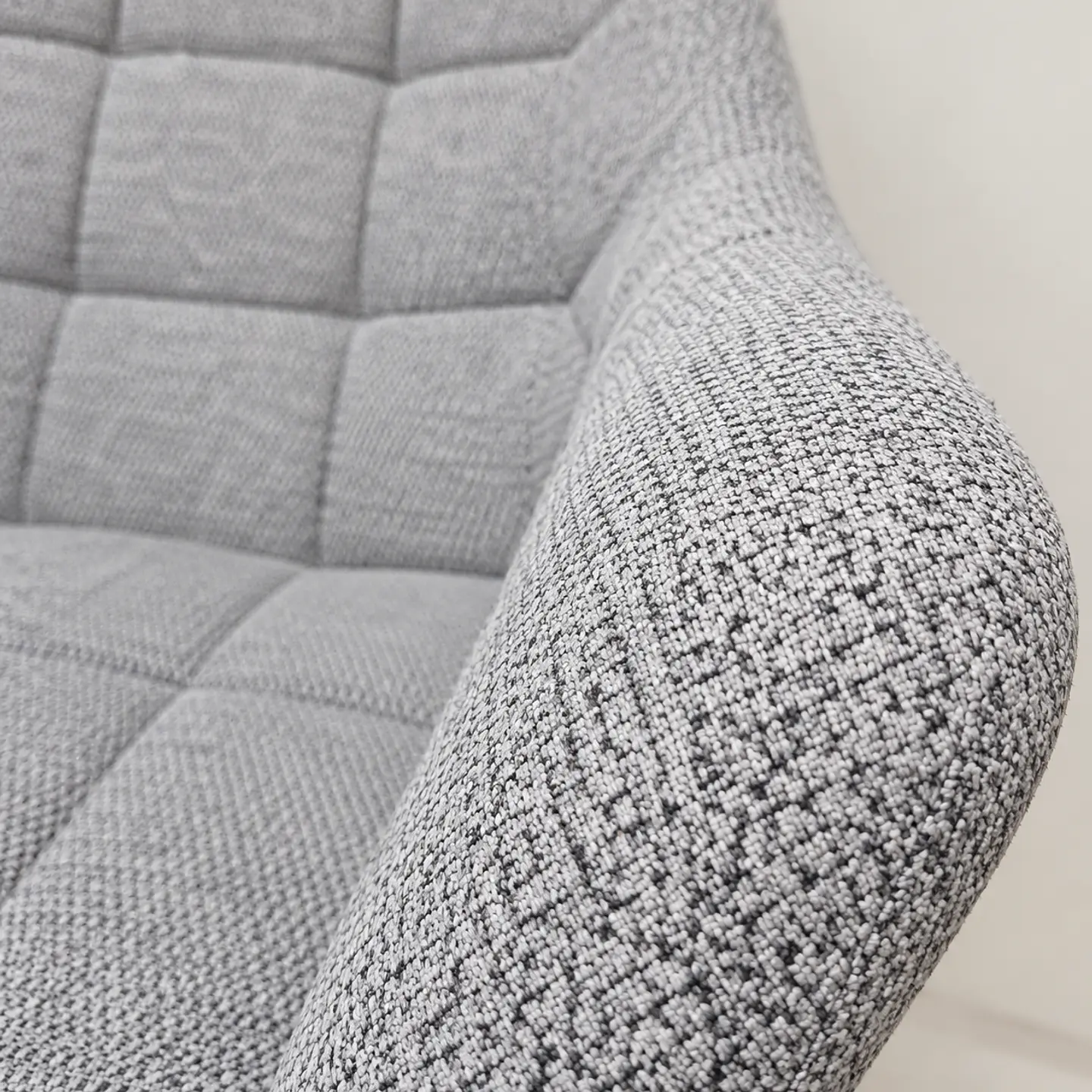 Sitial Butaca Arpillera Gris wood-Living comedor recepcion 2