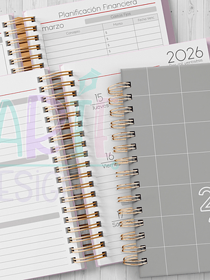 Plantilla Imprimible Agenda Clásica 2026