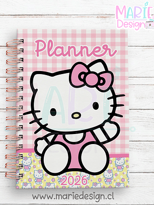 Plantilla Imprimible Planner Kitty 2026