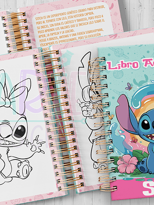 Plantilla Imprimible Libro Actividades Stitch