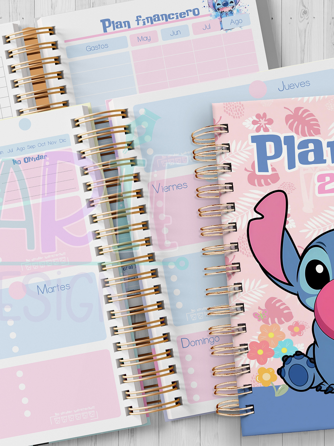 Plantilla Imprimible Planner + Planificador horizontal  Sticht 2026 2