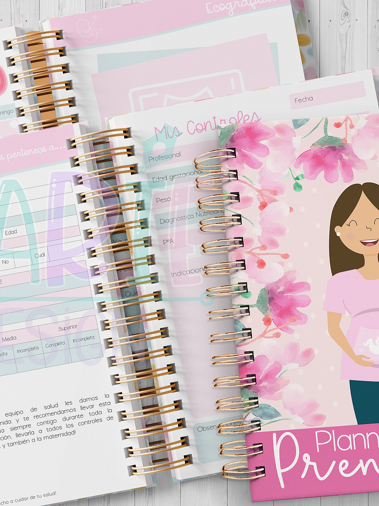 Plantilla Imprimible Planner Prenatal  2026 3