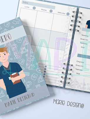 Plantilla Imprimible Planner Enfermero