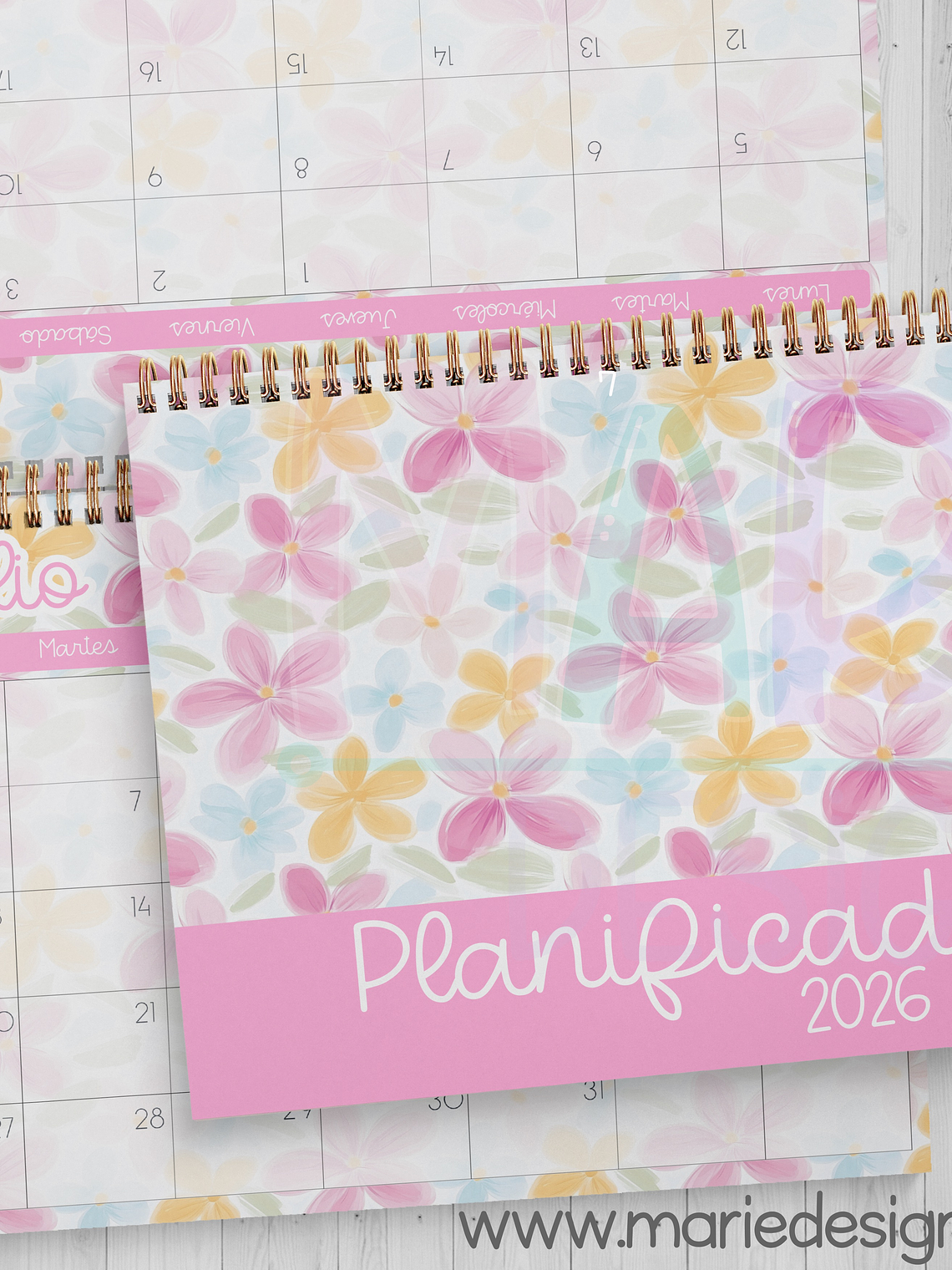  Plantilla Imprimible Planificador fechado 2026 1