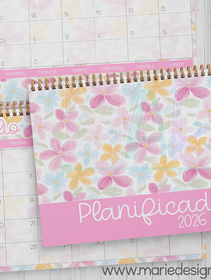  Plantilla Imprimible Planificador fechado 2026