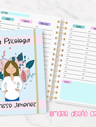 Plantilla Imprimible Planner Psicologa 