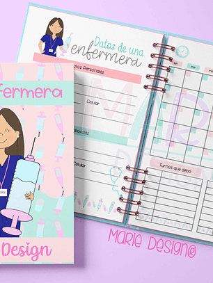 Plantilla Imprimible Planner Enfermera