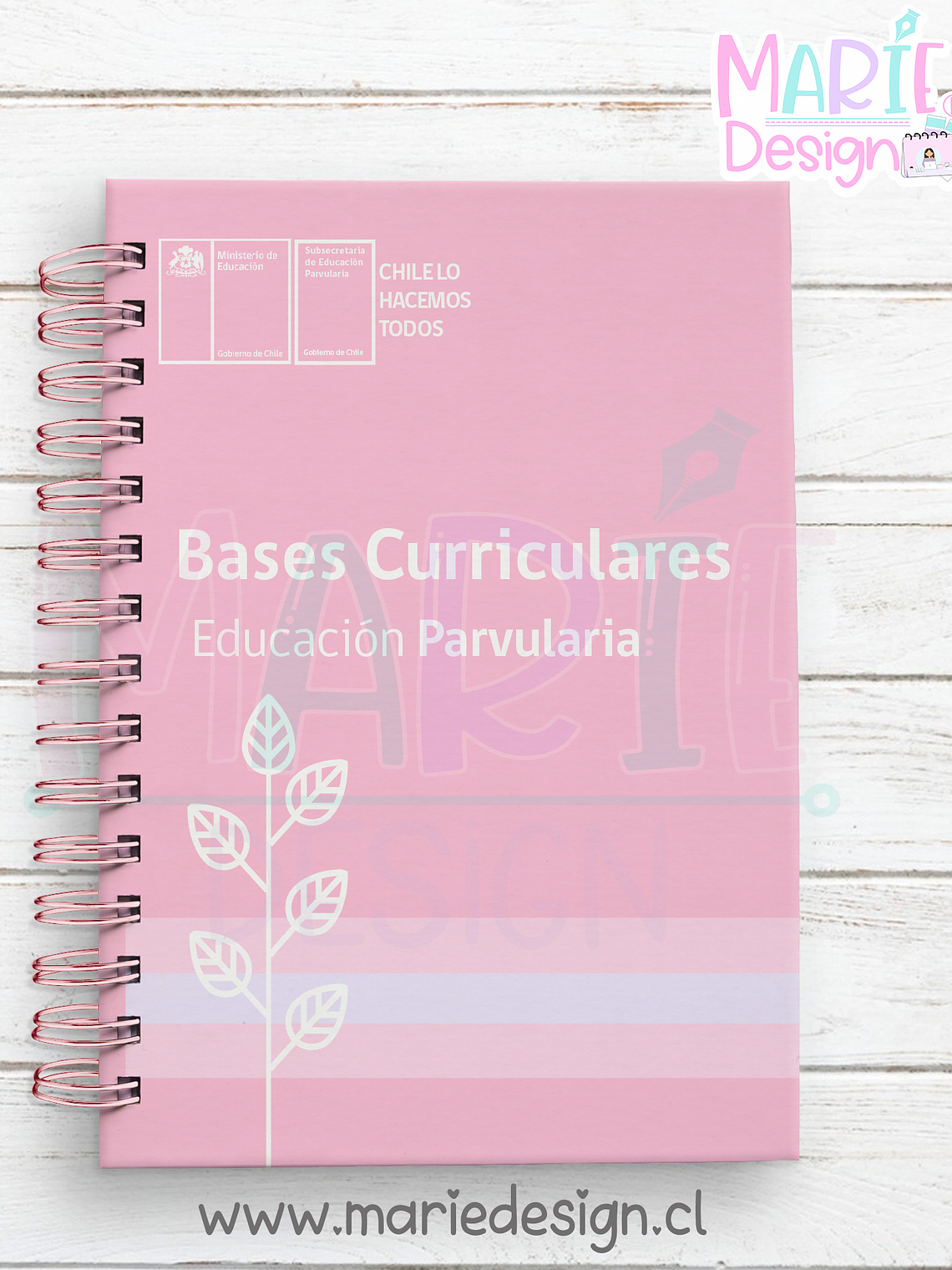 Planner Imprimible Bases rosas 1