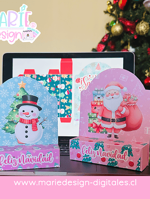 Plantilla Imprimible Cajita tipo Blister