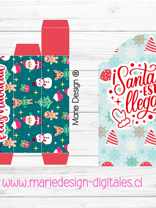 Plantilla Imprimible Cajita tipo Blister