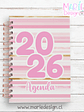 Plantilla Imprimible Agenda Diaria 2026 - Miniatura 1