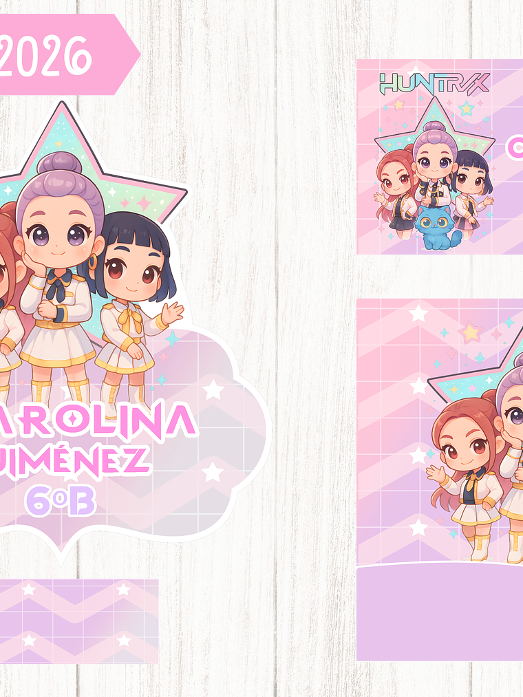  Plantilla Imprimible Set Agenda escolar 3