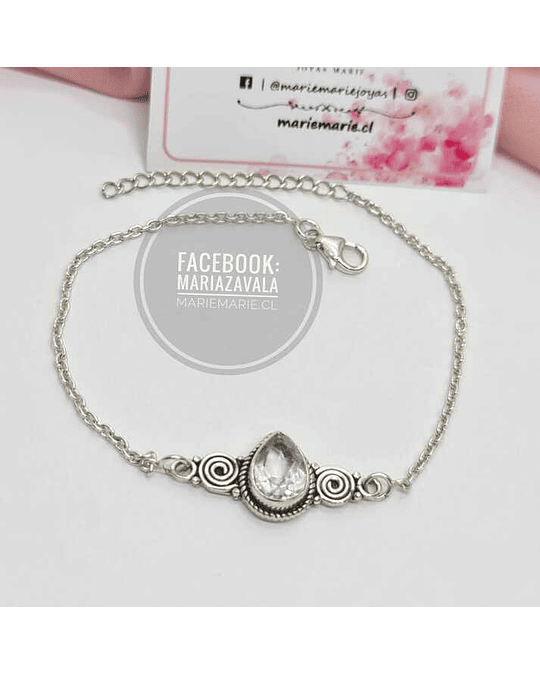 Pulsera Cuarzo Blanco