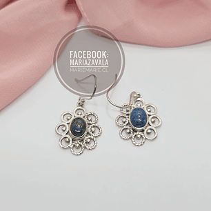 Aros Piedra Lapislázuli 