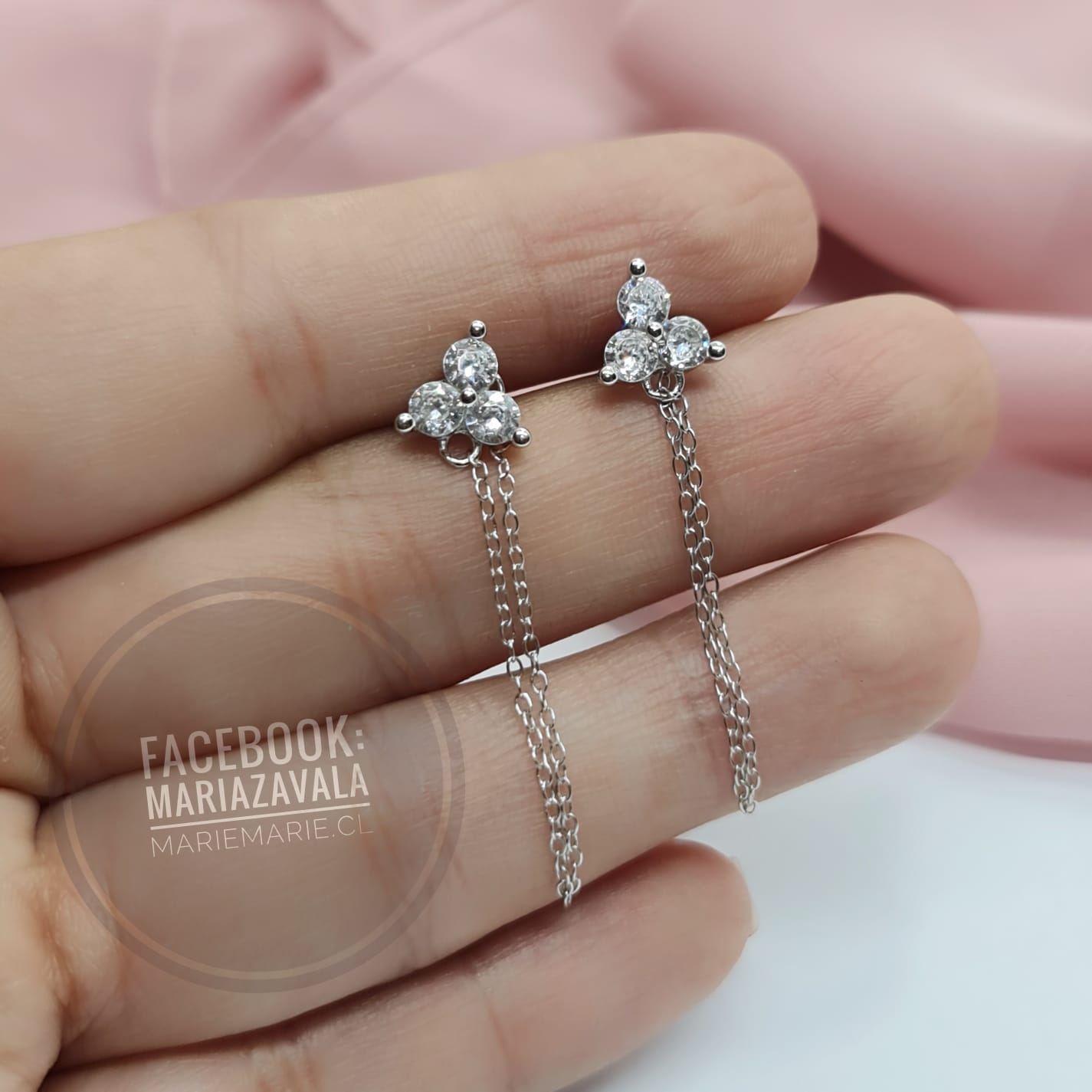 Aros Cristal Blanco