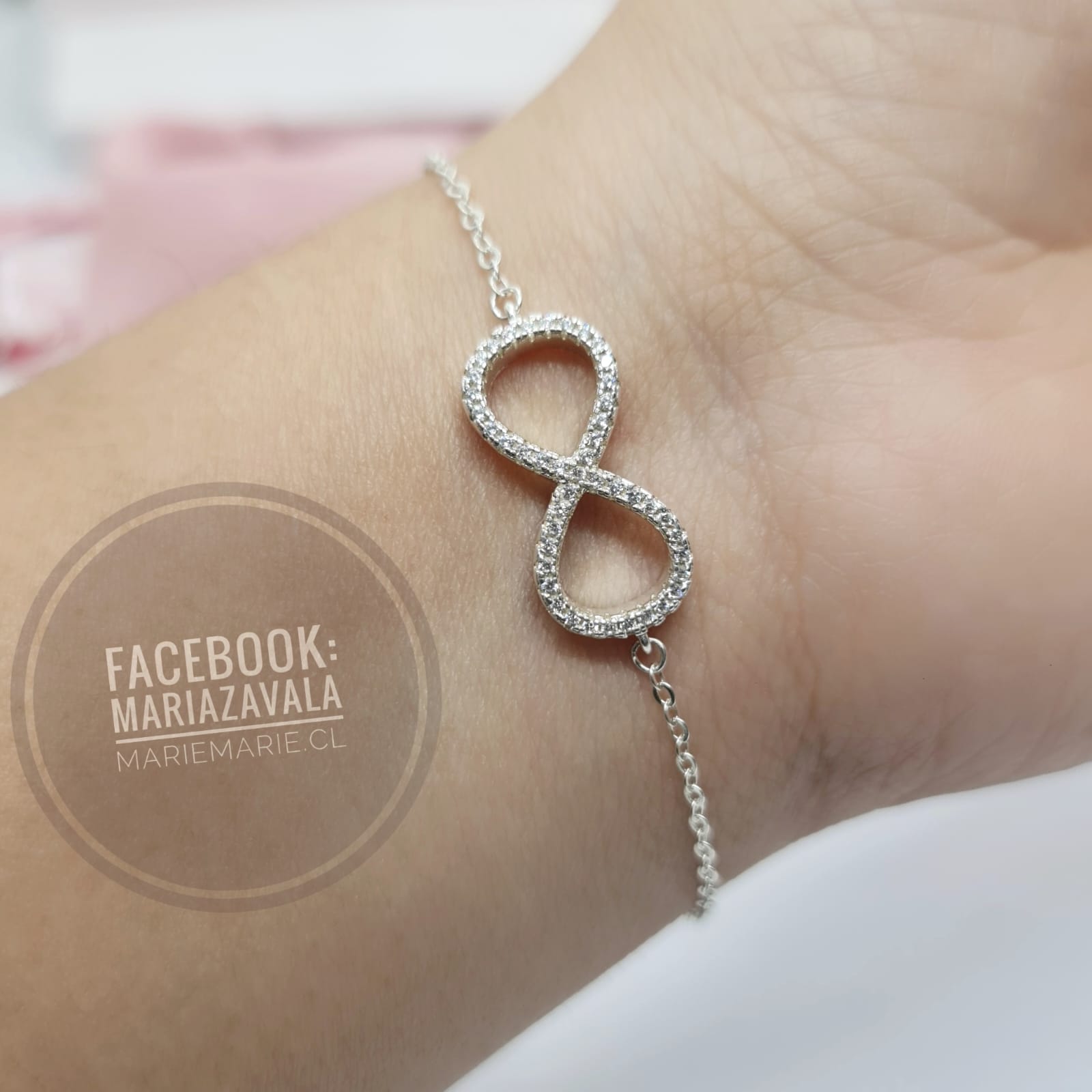 Pulsera Infinito con Microcircones