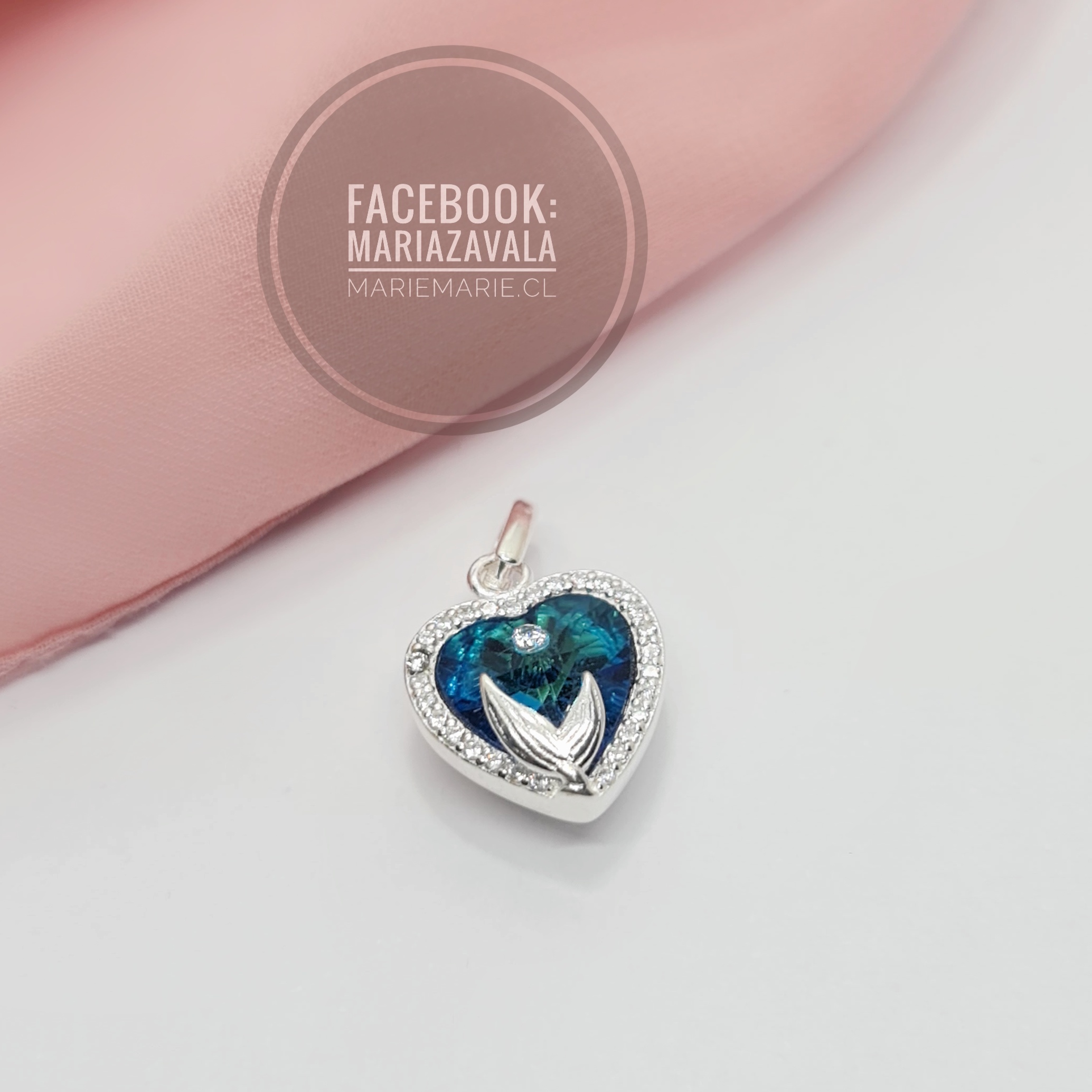 Colgante Corazon Marino