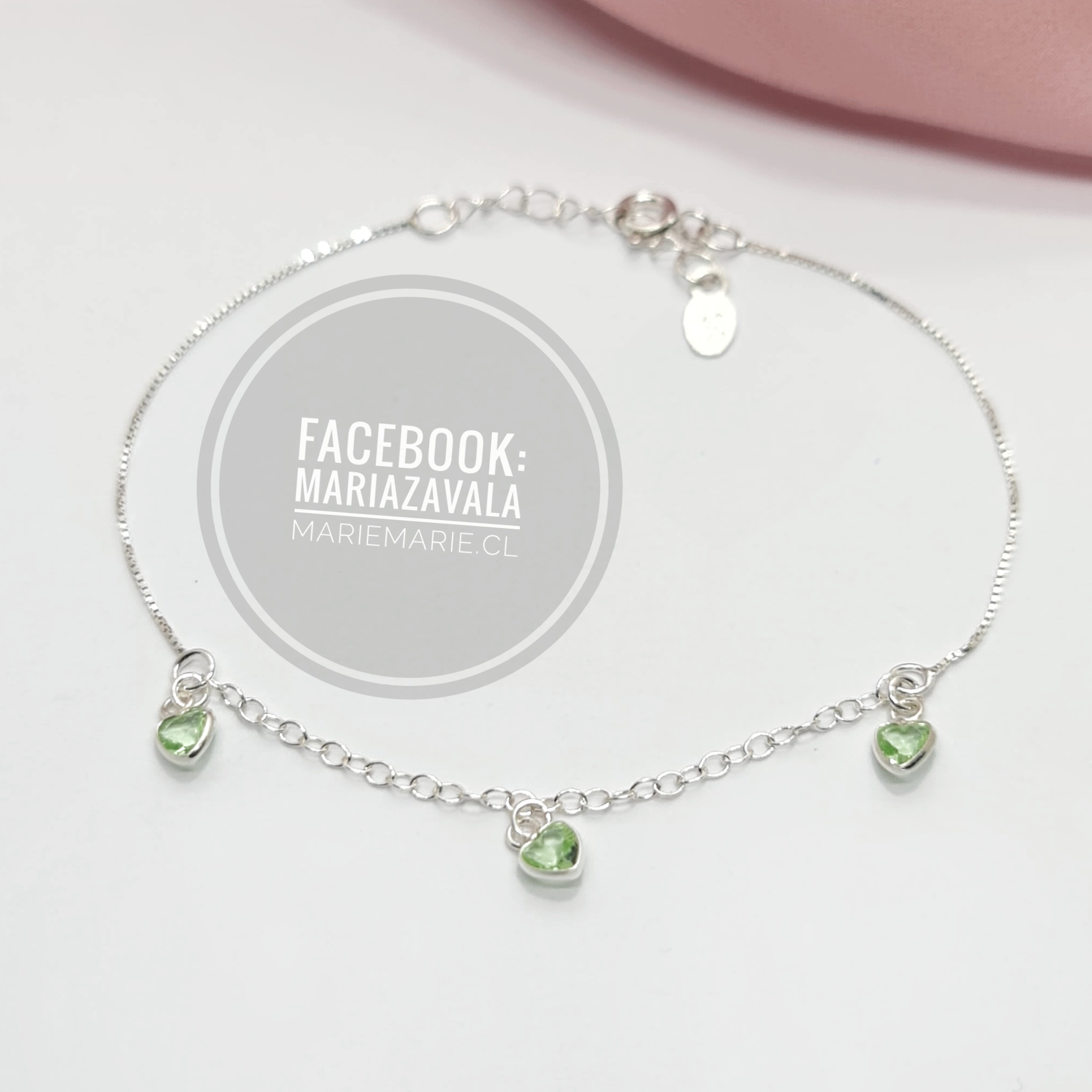 Pulsera triple corazon