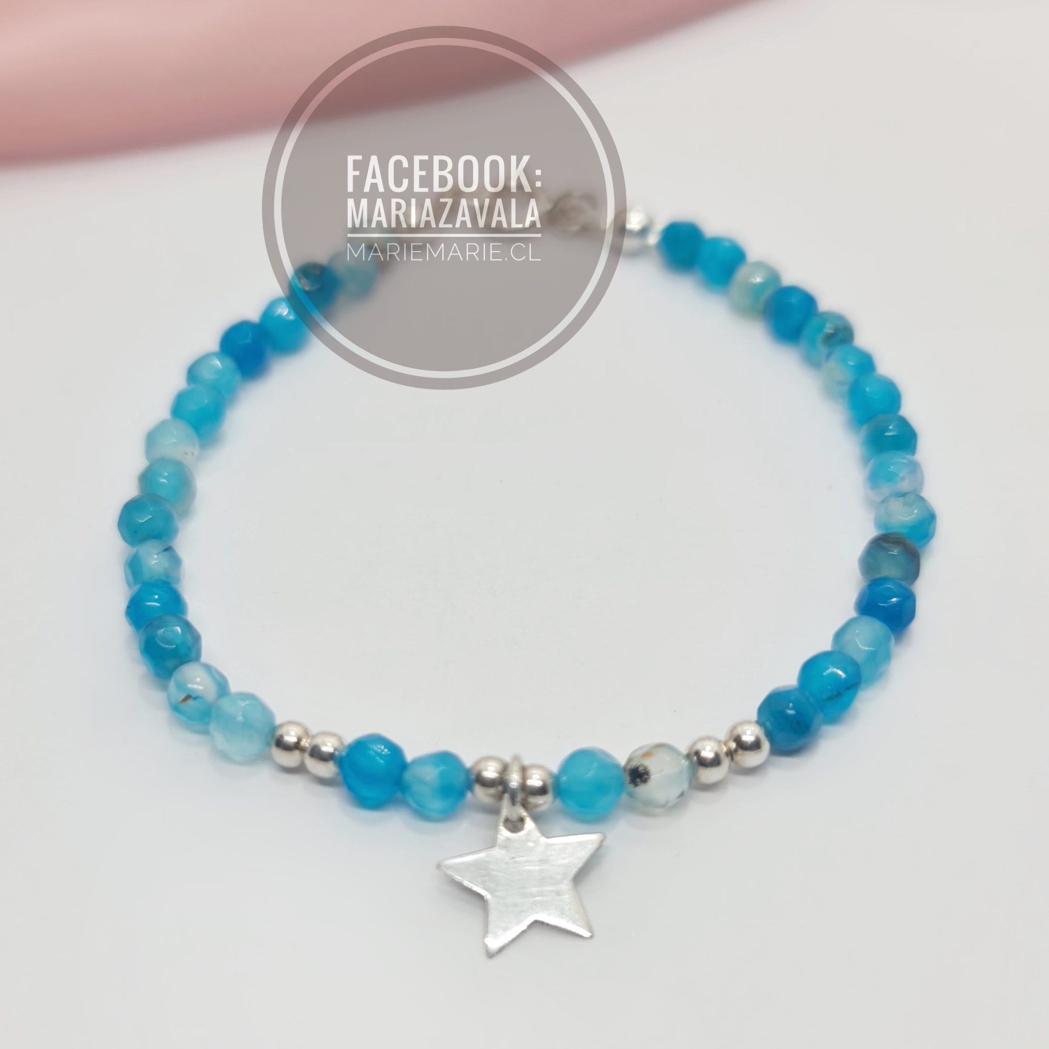 Pulsera Ágata Mediterráneo