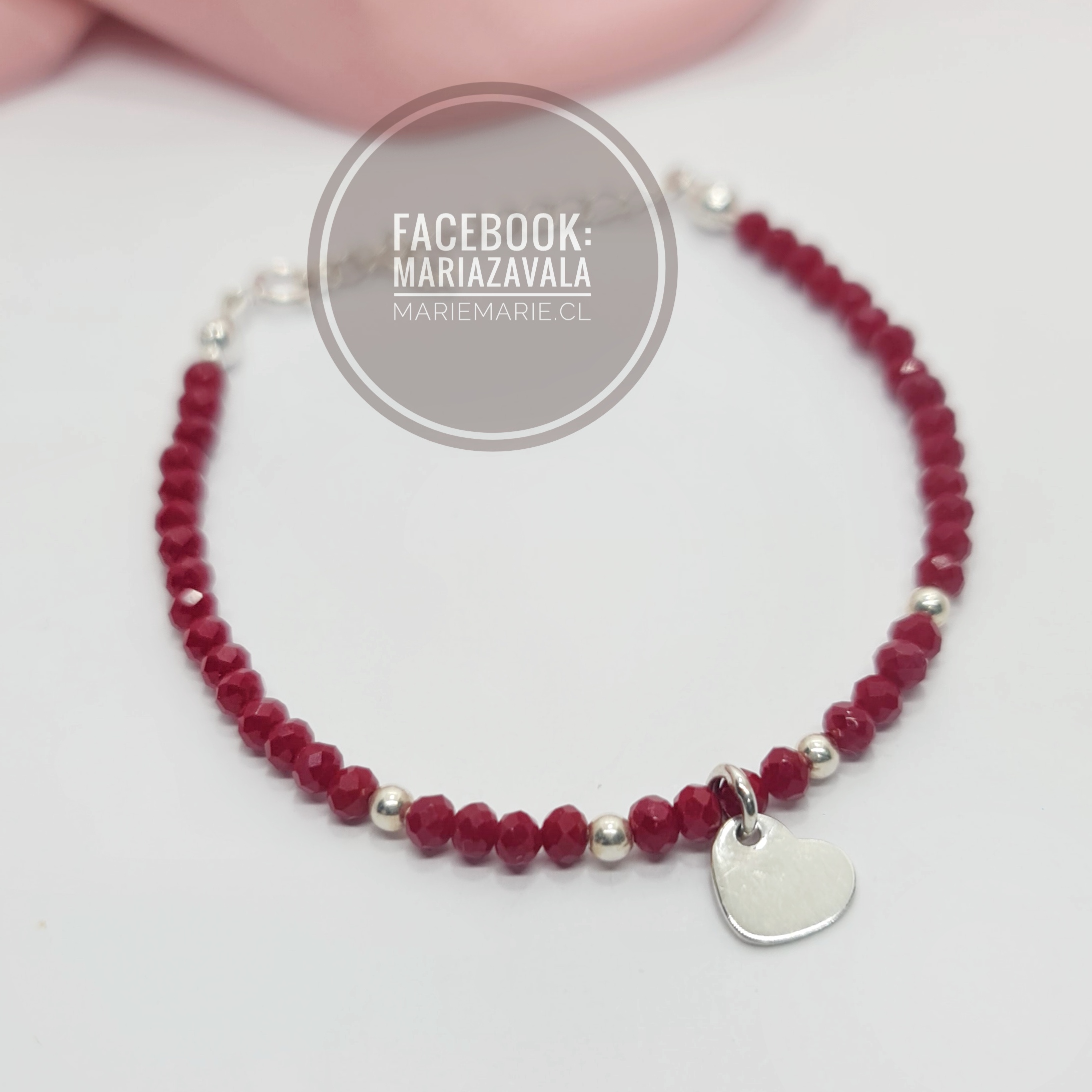 Pulsera Roja Corazon