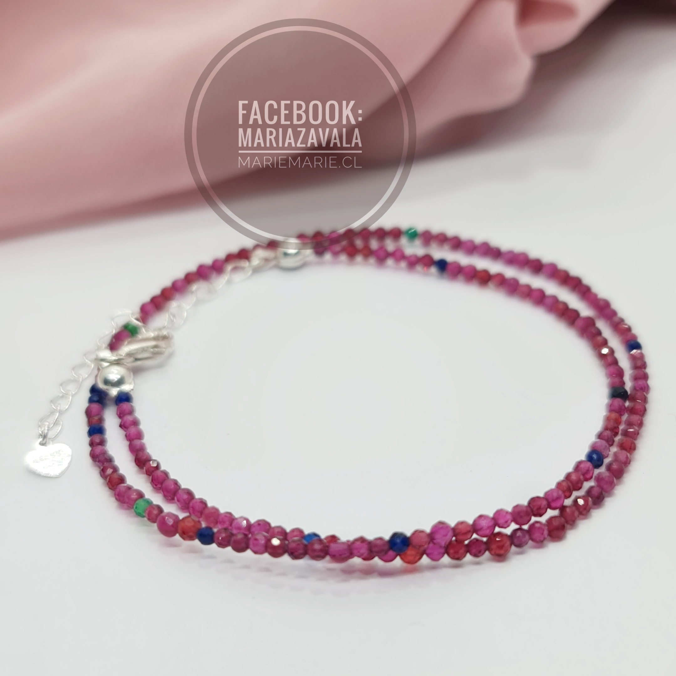 Pulsera Ágata Rubi